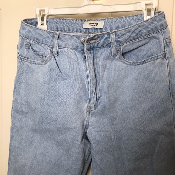 Forever 21 Light Blue Mom Jeans - Picture 5 of 13